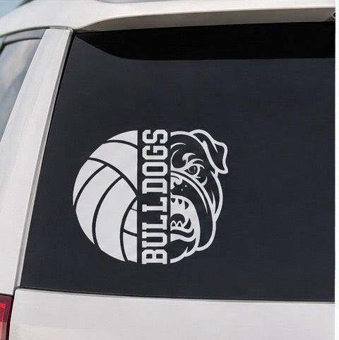 Bulldog Car Decal