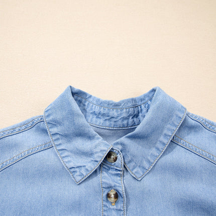 Daphne High Low Chambray Shirt