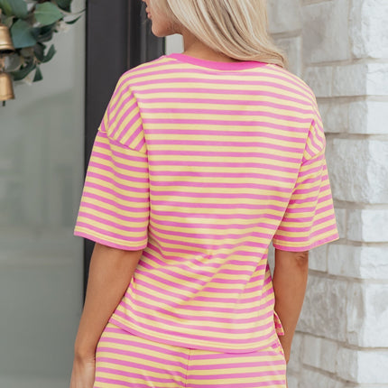 Estelle Casual Terry Short Lounge Set