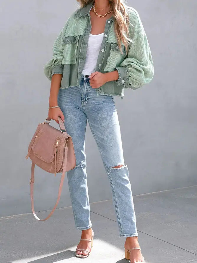 Willow Waffle Knit Jacket