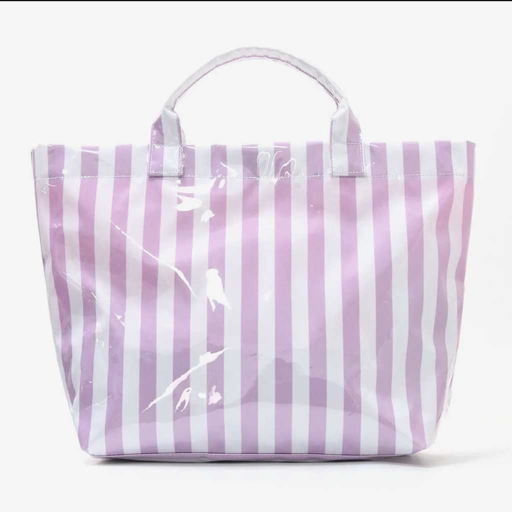 Striped Waterproof Oversized Tote Bag