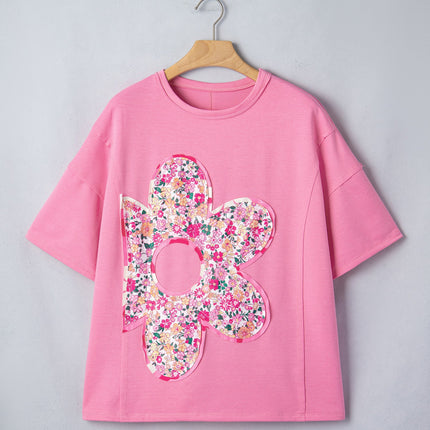 Adriana Big Flower Oversize Tee