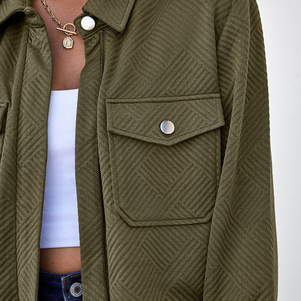 Remi Zip Up Flap Shirt