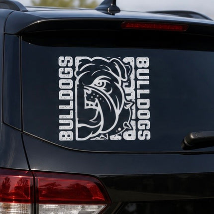 Bulldog Car Decal