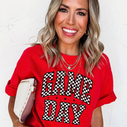 Checkered Game Day Tee