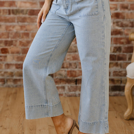 Eve Hem Wide Leg Jeans