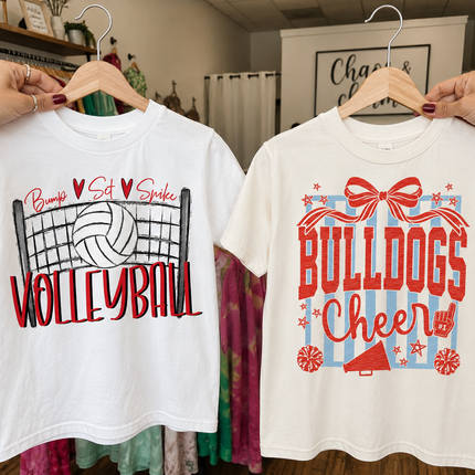 Volleyball Words Graphic | Bump Set Spike Volleyball Shirt | Volleyball Player Gift