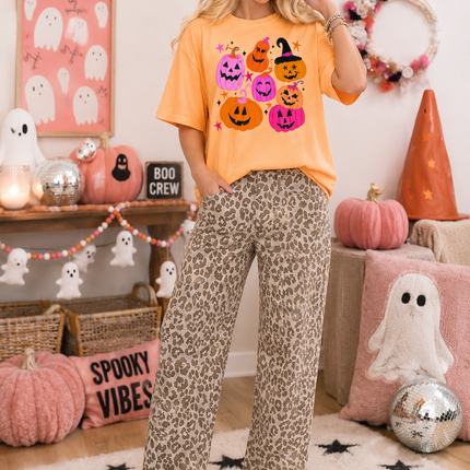 Pink Pumpkin Patch Graphic Tee