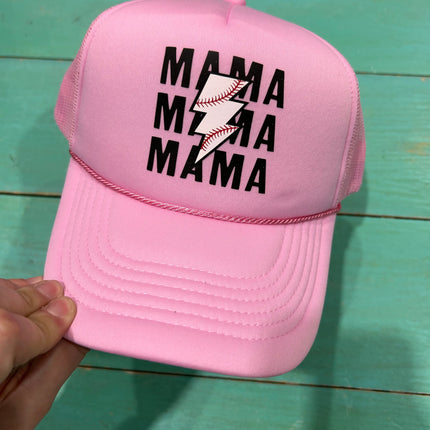 Baseball Mama Trucker Hat