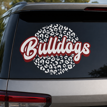Bulldog Car Decal