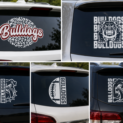 Bulldog Car Decal