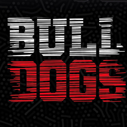 Retro Lightning Bulldogs T-Shirt | Neon School Spirit Shirt | Bulldogs Mascot Game Day Tee