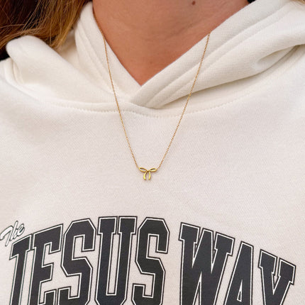 Dainty Bow Necklace