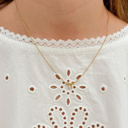 Dainty Bow Necklace