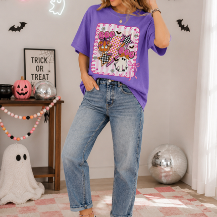 Boo Coquette Ghost Graphic Tee