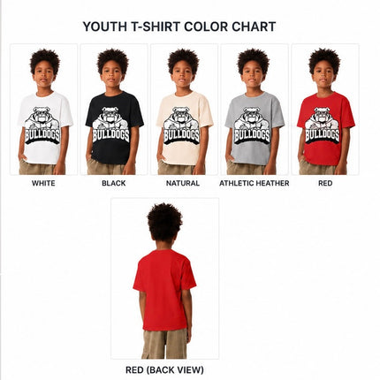 Bulldog Game Day Graphic T-Shirt | Bulldogs Football School Spirit Tee | Mascot Fan Shirt