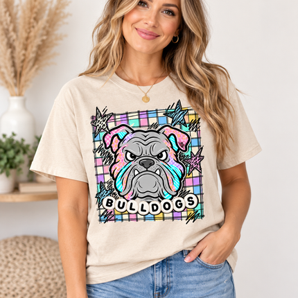Color Pop Bulldogs Spirit Tee