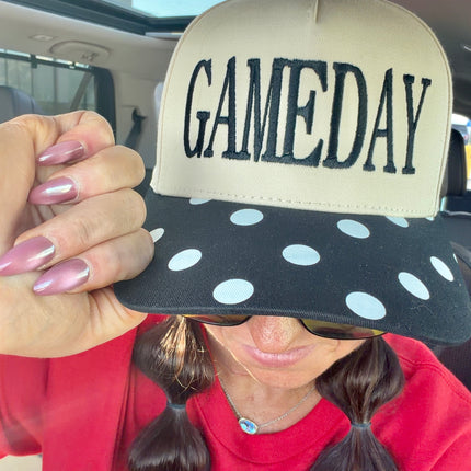 GAME DAY HAT- black