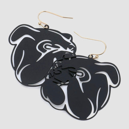 Bulldog Statement Earrings