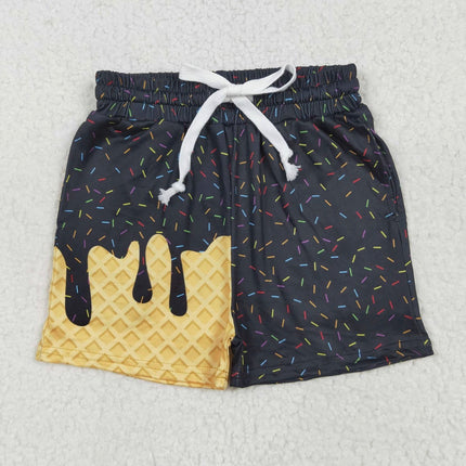 Kids Ice Cream Drip Swim Shorts