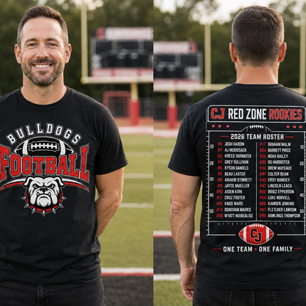 Carl Junction Bulldogs 2026 Team Roster Tee