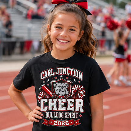 Carl Junction Bulldog Spirit Cheer Tee