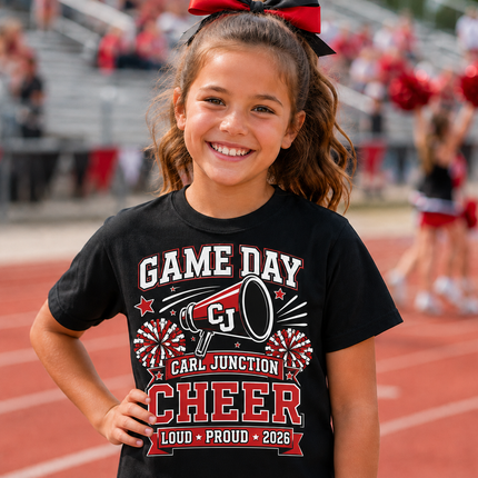 Carl Junction Game Day Cheer Loud & Proud Tee
