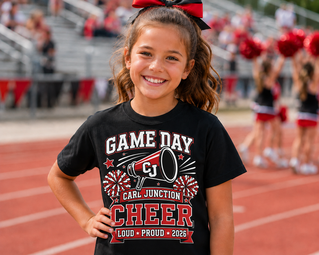 Carl Junction Game Day Cheer Loud & Proud Tee