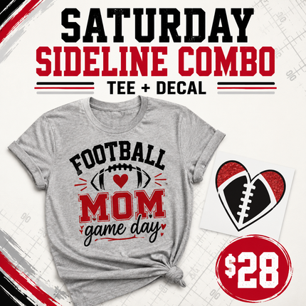 Saturday Sideline Combo: Tee + Decal