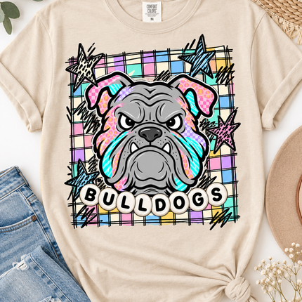Color Pop Bulldogs Spirit Tee