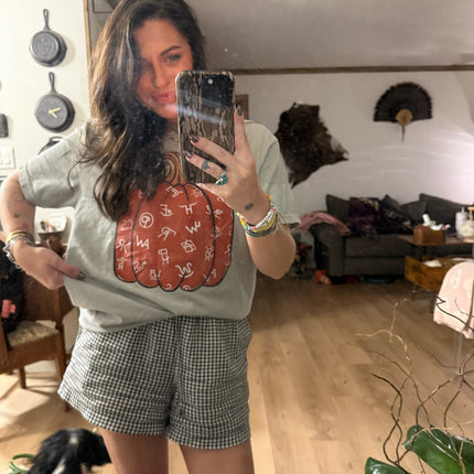 Branded pumpkin tee or sweatshirt