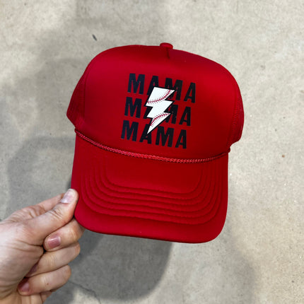 Baseball Mama Trucker Hat