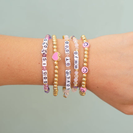 Loved By God Letter Bracelet