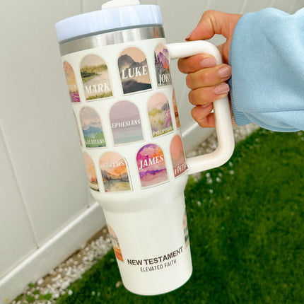 NT Bible Checklist 40 oz Tumbler