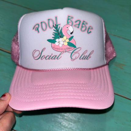 Pool Babe Social Club Trucker