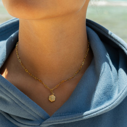 Radiant Cross Necklace
