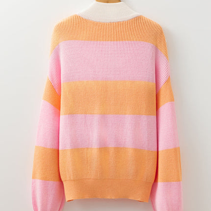 Claire Half Zip Oversize Sweater