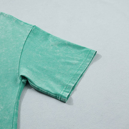 Itzel Mineral Washed Oversize Tee