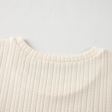 Violet Puff Sleeve Textured Blouse