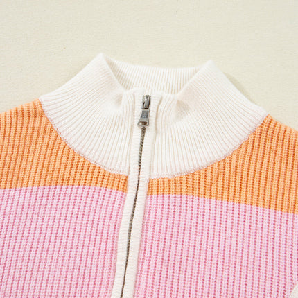Claire Half Zip Oversize Sweater