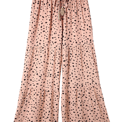 Analia Leg Dalmatian Palazzo Pants