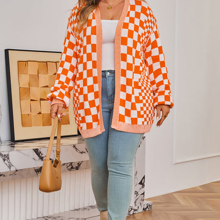 Rosalyn Drop Shoulder Open PLUS Cardigan
