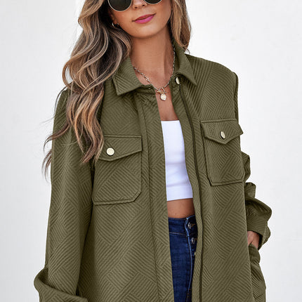 Remi Zip Up Flap Shirt