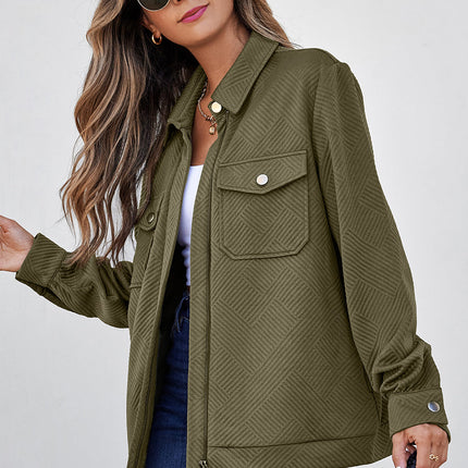 Remi Zip Up Flap Shirt