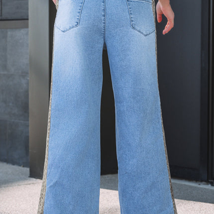 Avianna Panel Wide Leg Jeans