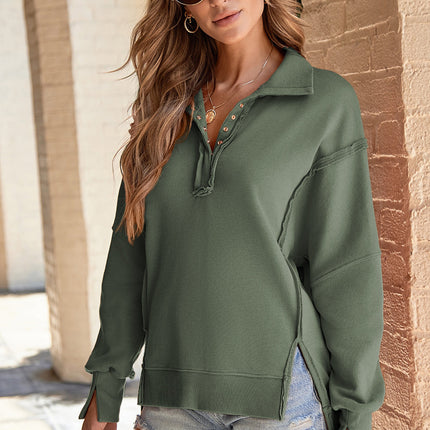 Luminy Baggy Sweatshirt with Slits