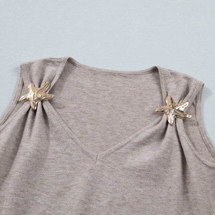 Clementine Metal Star Detail Sweater