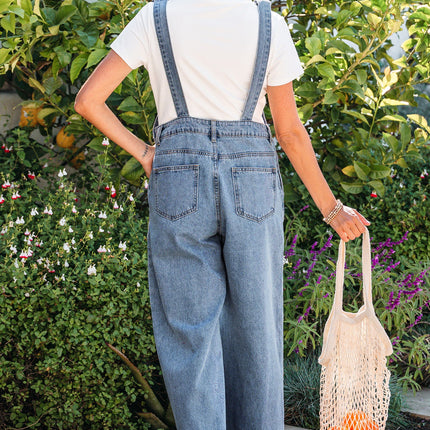 Aviana Wide Leg Retro Jumpsuit