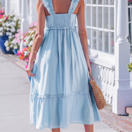 Emily Waist Sleeveless Maxi Dress