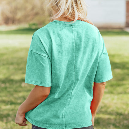 Itzel Mineral Washed Oversize Tee